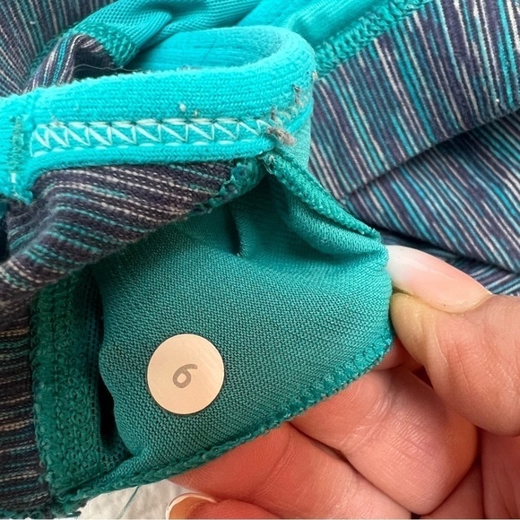 Lululemon Flow Y Nulu Light Support Mesh back Sports Bra Size 6 - Picture 6 of 8